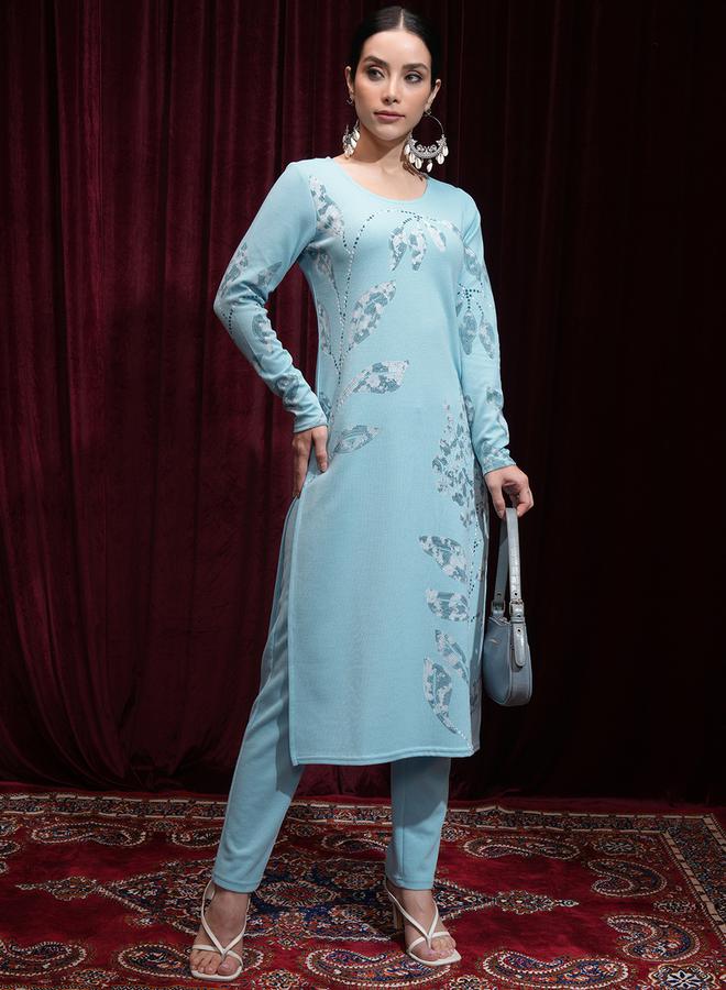 فيشود كُرتا نسائي مطبوع بنقوش عرقية من ستايلي - Image 1