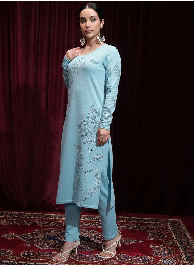 فيشود Women Ethnic Motifs Printed Kurta by Styli