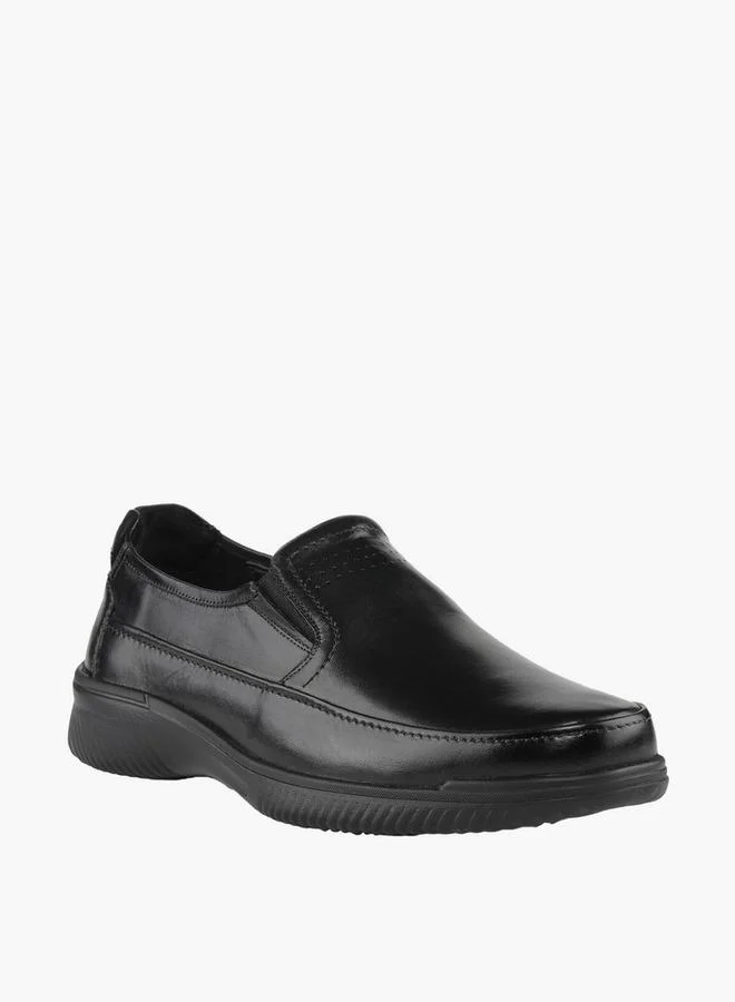 لو كونفورت Men Leather Slip-On Loafers