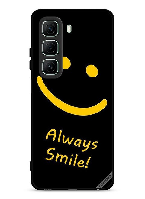 Infinix Hot 50 5G Protective Case Cover Always Smile