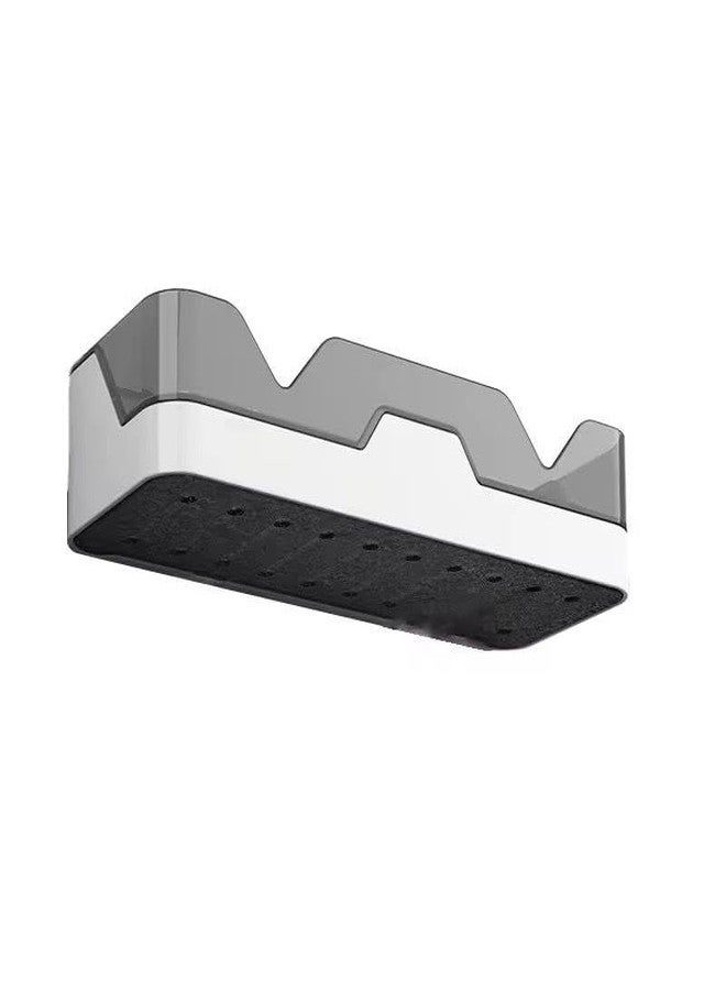 ANTORI Wall Mounted Bathroom Storage Shelf with Drainage | Adhesive Self-Adhesive Organizer Rack for Kitchen & Bathroom | Multi-Purpose Holder for Toiletries, Accessories & Small Items (1) - Image 1