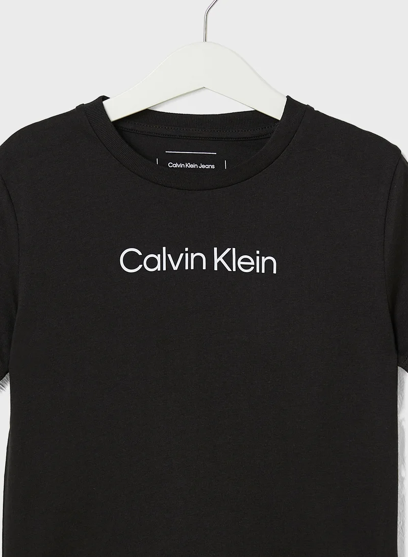 كالفن كلاين جينز Kids Graphic Logo T-Shirt