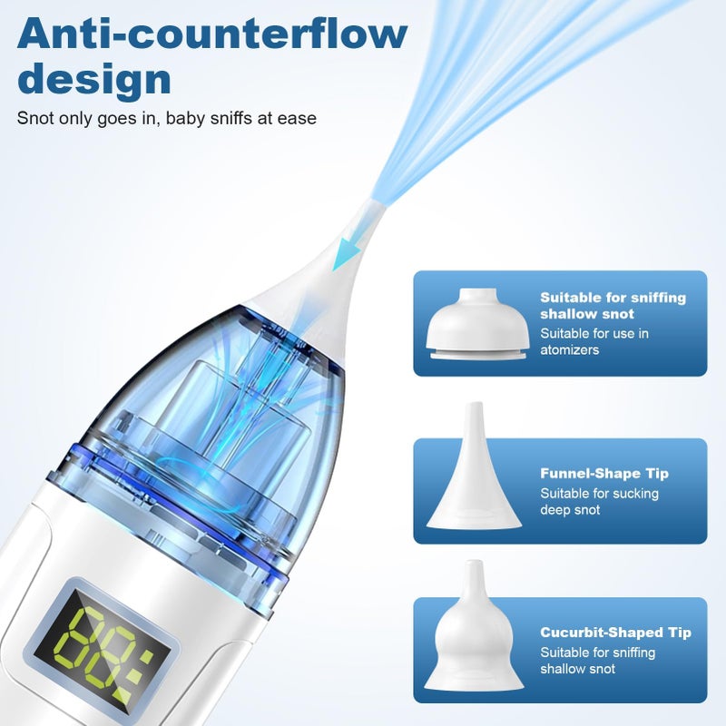 Zikra 1PCS Automatic Nose Cleaner with 3 Silicone Nose Tips, Rechargeable Portable - Image 4