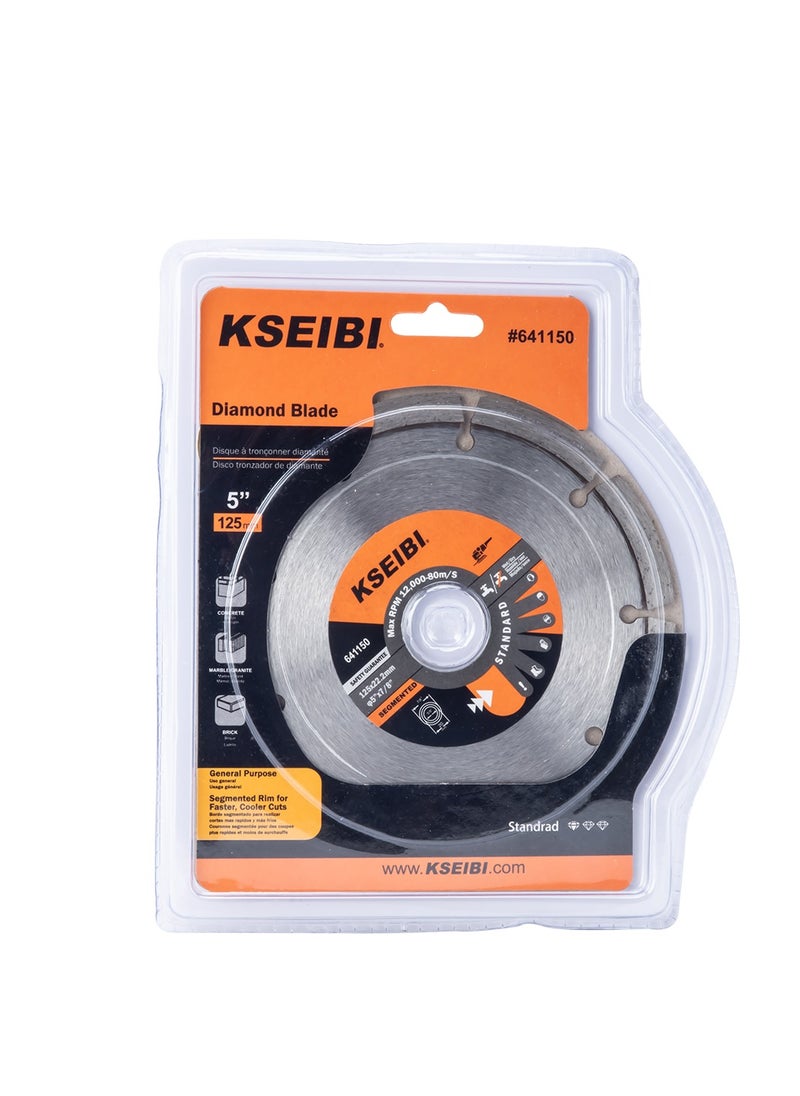 KSEIBI - SINTERED DIAMOND DISCS/SEGMENTED 105x16MM – High Performance for Concrete, Stone & Masonry - Image 1