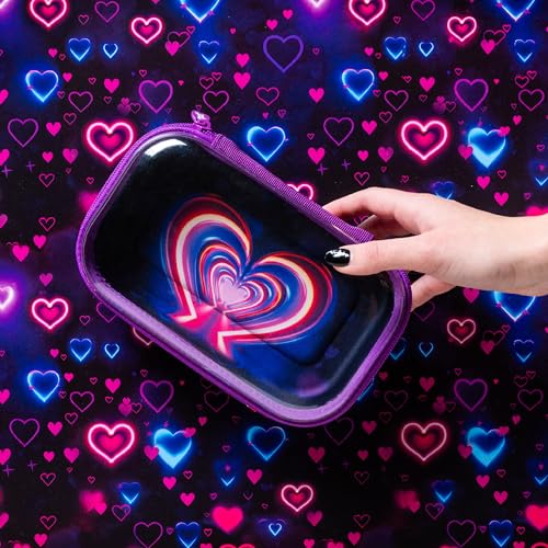 Zipit حافظة أقلام ZIPIT الشفافة للأطفال، صندوق أقلام متين للمدرسة، صندوق منظم للمكتب بسعة كبيرة، قلب - Image 5