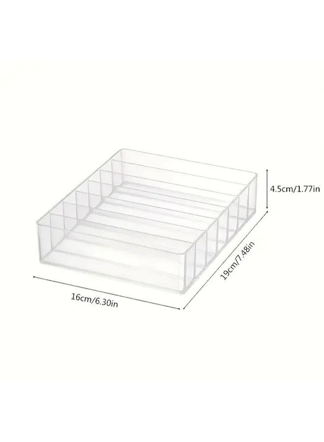 منظم بلاستيكي شفاف ثقيل الوزن 1 قطعة صندوق تخزين متعدد المستويات - Image 4