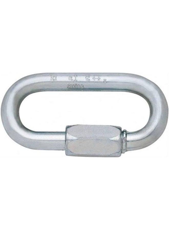 EDELRID EDELRID Screwlink 10 mm Steel Screw Locking Carabiner  (Silver) - Image 1