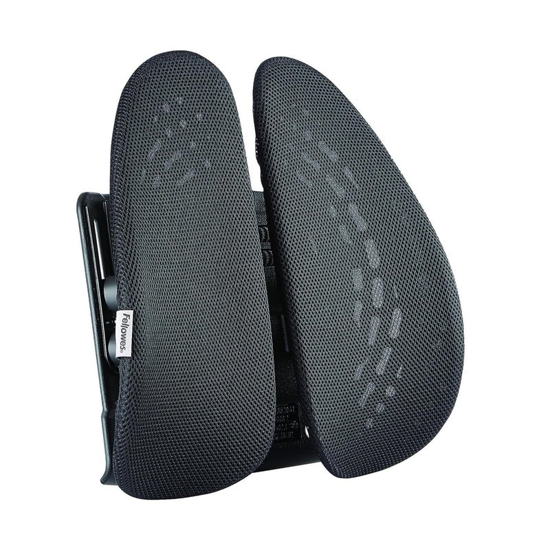 MAPPLE CREATION Lumbar Backrest, Ergonomic Lumbar Support Cushion, Height Adjustment and Movable Wings Adapting to Your Movements and Movements for Low Back Pain,Black - Image 1