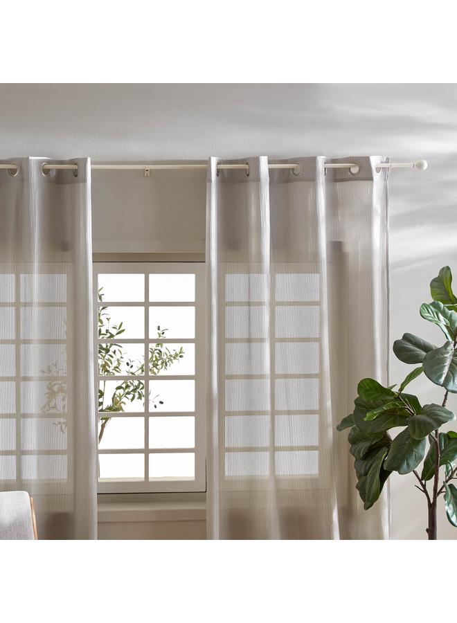 Home Box 16/13 Mm Extendable Curtain Rod With Round Finial 71-121 Cm - Image 3