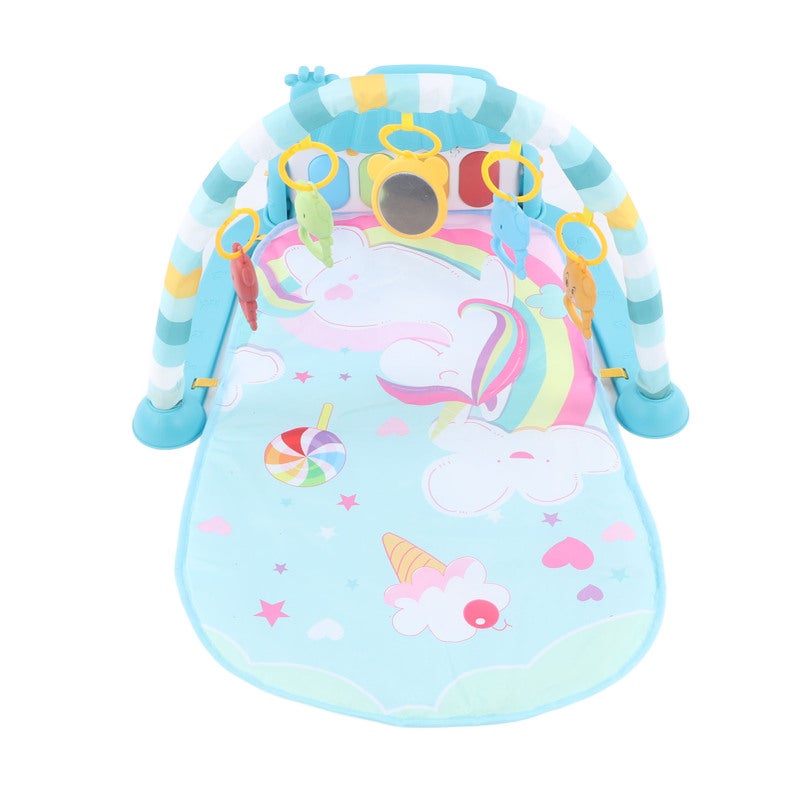 Baby Playmat Piano Green 5 Detachable Rattles Glowing Keys - Early Developmental Toy Smart Musical Playmat for Tummy Time Infants Aged 3 Months - Image 5