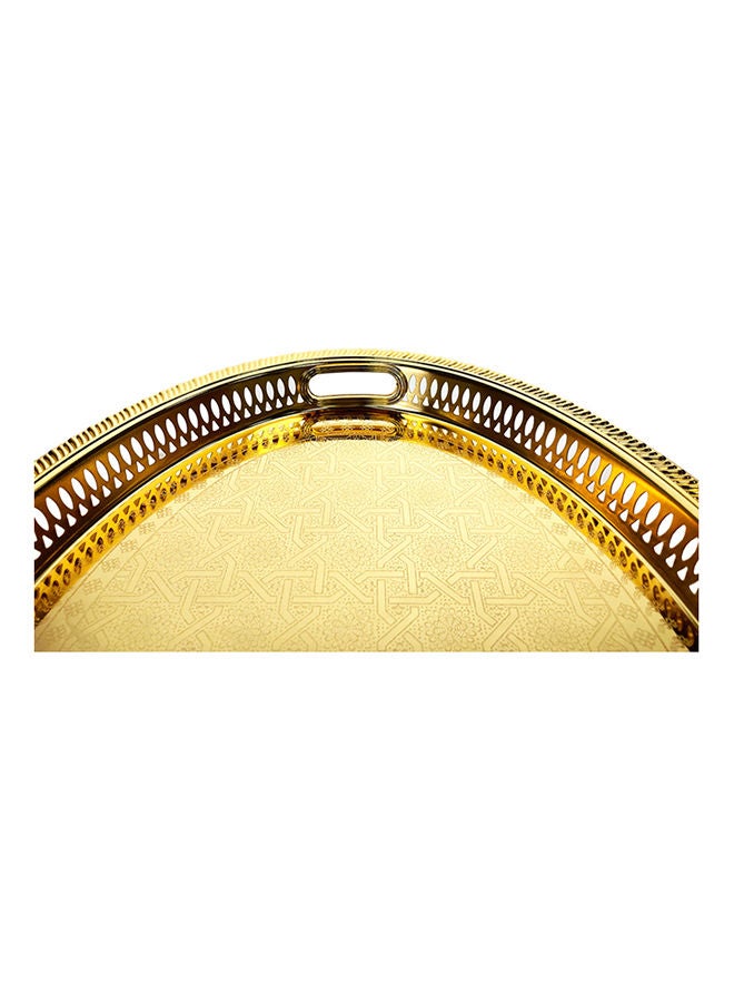ZOLTEN Silverplated Large Size Oval Tray - Image 3