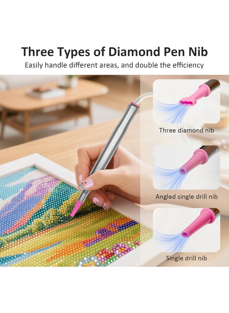 Diamond Art Pens Painting Pen, Electric Art Painting Accessories and Tools No Wax Needed - Image 2