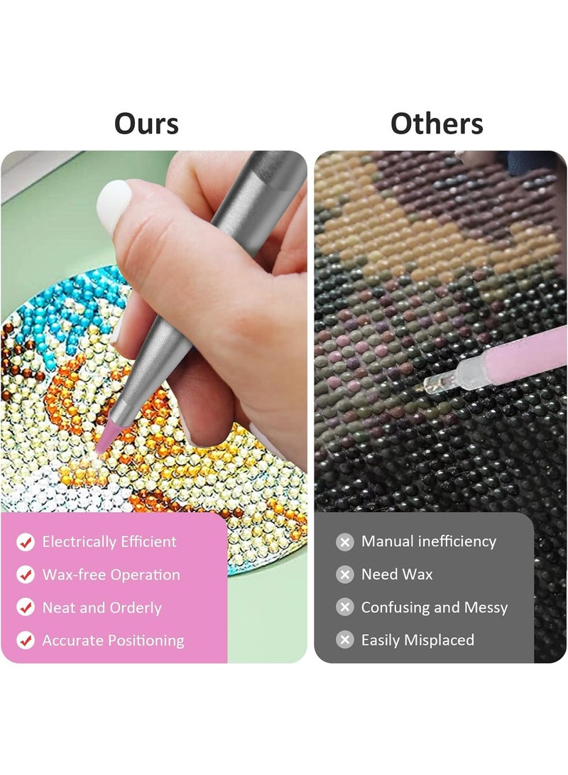 Diamond Art Pens Painting Pen, Electric Art Painting Accessories and Tools No Wax Needed - Image 3