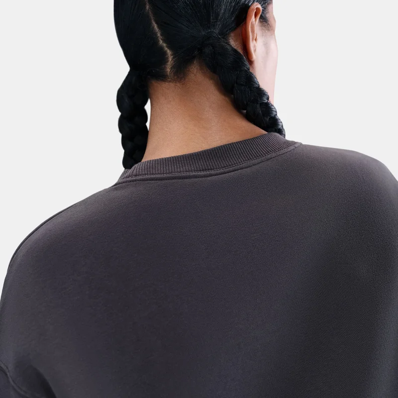 Nike Grey Women's Sportswear Phoenix Fleece Sweatshirt for Women | Best Price UAE