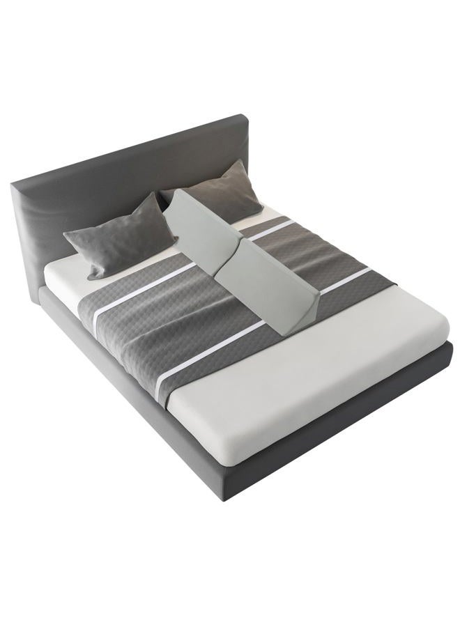 ROYALAY Adjustable Bed Divider for Co Sleeping Adults, Bed Rails with Adjustable Strap, Back Pillow for Sleeping, Foam Bumper with Washable Cover - Image 1