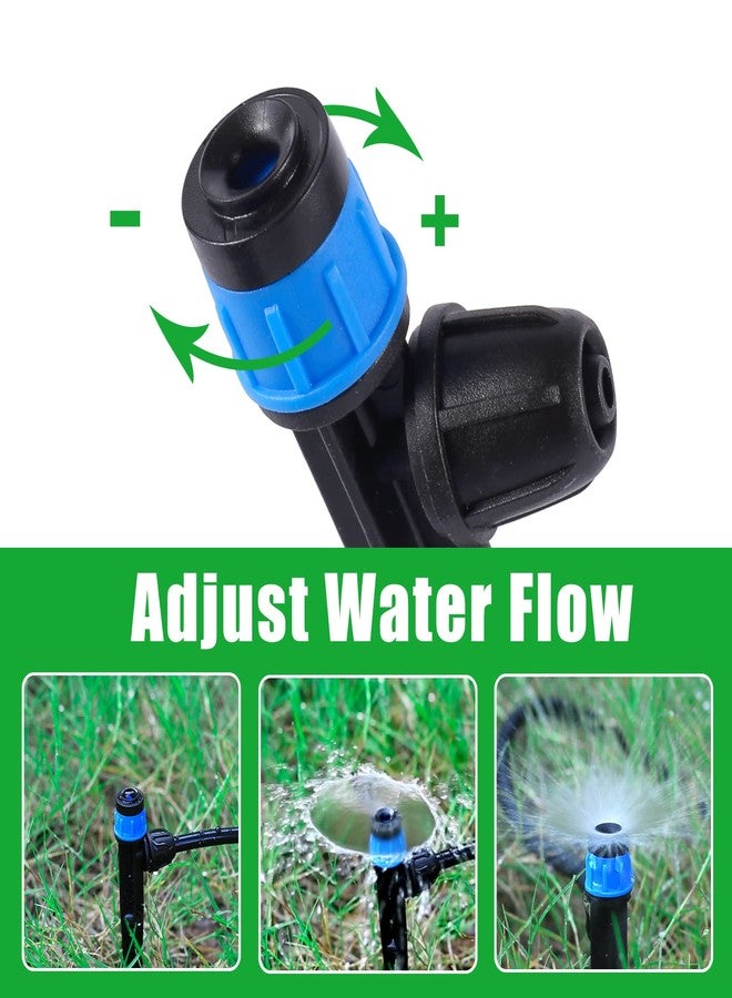 FULAIERGD Drip Irrigation Emitters with Adjustable 360 Degree Water Flow Drippers Sprayer for 1/4 inch Tubing, Garden Drippers Sprayer Perfect for House Garden Watering System.(50pcs-Blue 360 Degree Sprayer) - Image 4