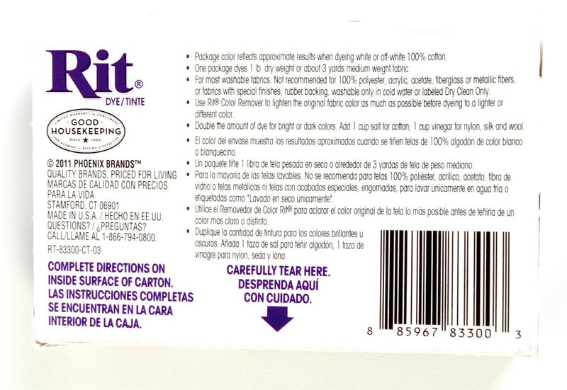 Rit Concentrated Powdered Fabric Dye, Navy Blue 1.13 oz ( Pack of 3) - Image 2