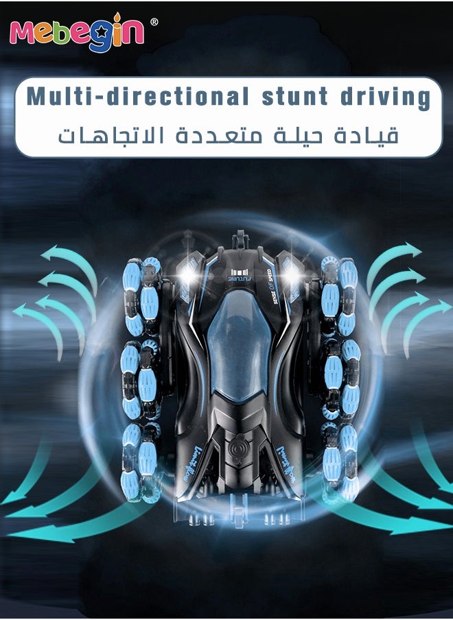 MEBEGIN Remote Control Spray Six Wheel Stunt Car,RC Four-wheel Drive Off-road Climbing Car,Deformation Children's Toy Car for Boys Girls Birthday Gift  - Image 5