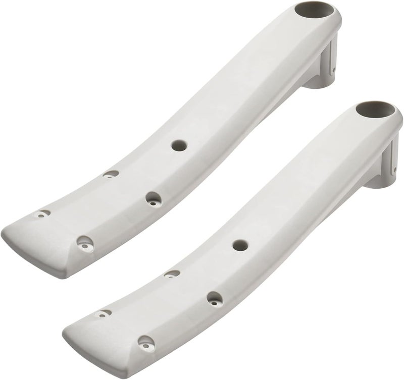 RO6G Deck Support 160-0001PG for Above Ground Swimming BiltMor ladders or Pool Steps (Pearl Gray) (2-Pack) (2) - Image 1