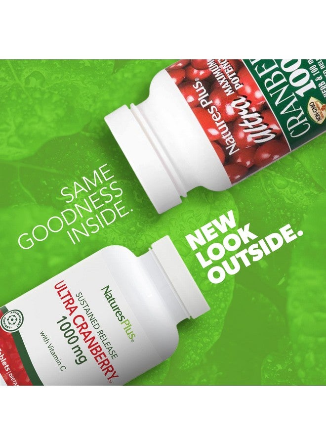 Nature's Plus Naturesplus Ultra Cranberry 1000 Sustained Release 1000 Mg Natural Cranberry With Vitamin C Promotes Urinary Tract Health 180 Vegetarian Tablets (90 Servings) - Image 3