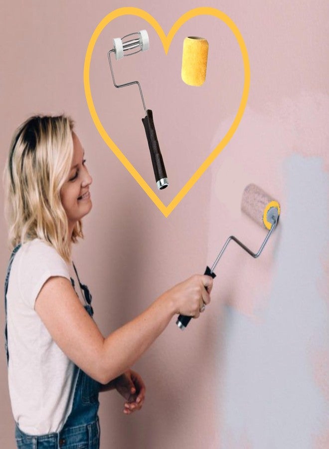 ألازكو مجموعة ALAZCO قيّمة من أسطوانة طلاء صغيرة مقاس 3 بوصات بإطار سلكي متين و6 أغطية لطلاء الحواف والزوايا والمناطق الصغيرة (متعددة الأغراض بوزن 1/2 بوصة) - Image 5