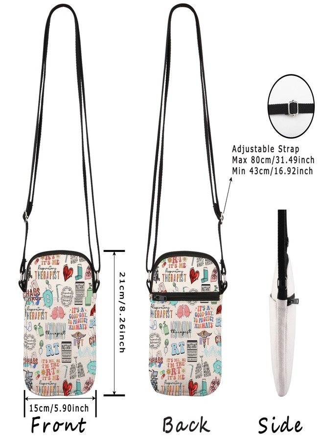 WCGXKO Respiratory Therapist Gift RT Respiratory Therapy Crossbody Bag (RT Cr) - Image 2