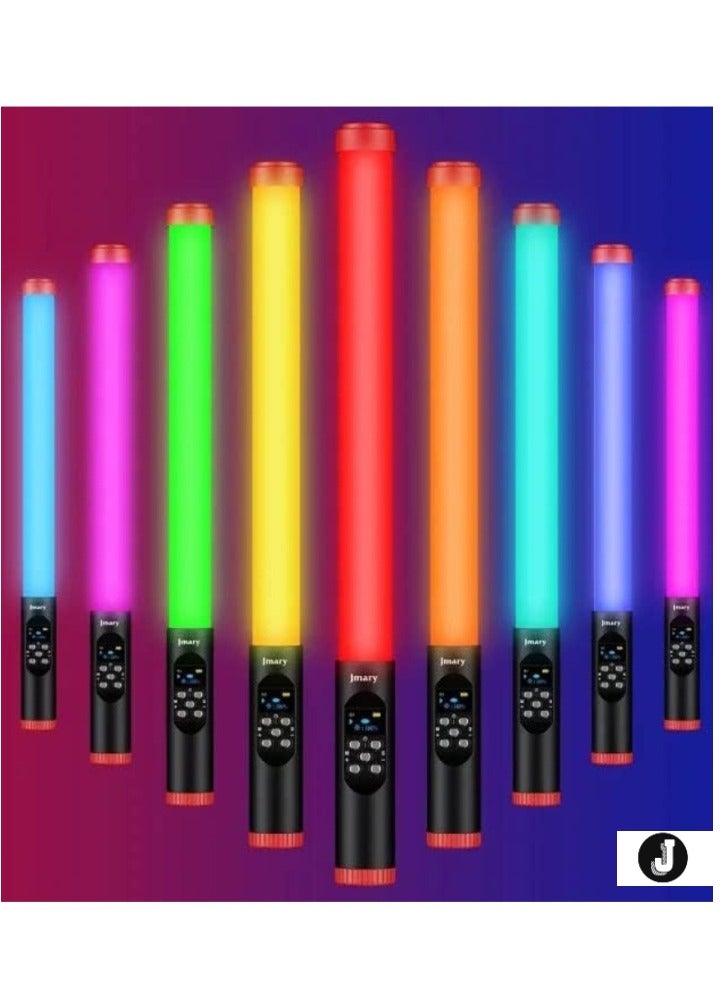 JAJEEK Portable RGB LED Waterproof Lighting Bar with LED Display – Adjustable Color & Brightness for Filmmakers and Photographers - Image 2