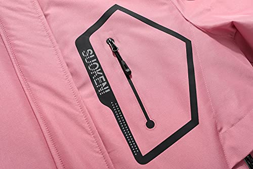 SUOKENI Women's Waterproof Warm Winter Snow Coat Hooded Raincoat Ski Snowboarding Jacket - Image 3