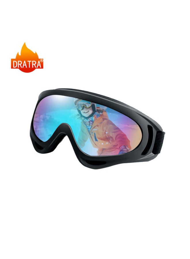 Dratra Kids Ski Goggles Windproof Eyewear Mountain Climbing Goggles Boys Girls Sandproof Windshield Snow Goggles Snowfield Sungl Equipment - Image 1