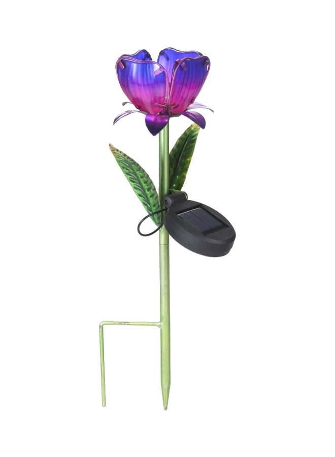 نيبمينينت ضوء LED خارجي بتصميم على شكل زهرة يعمل بالطاقة الشمسية أزرق/وردي/ أخضر 20x8x8Ø³Ù†ØªÙŠÙ…ØªØ± - Image 1