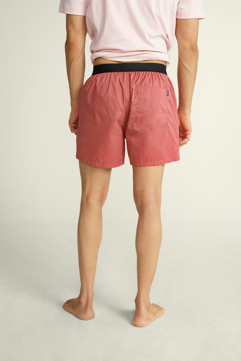 DAMENSCH BREEEZE Men's Ultralight Cotton Inner Boxers-Pack of 1-Dusty Red-Medium - Image 5