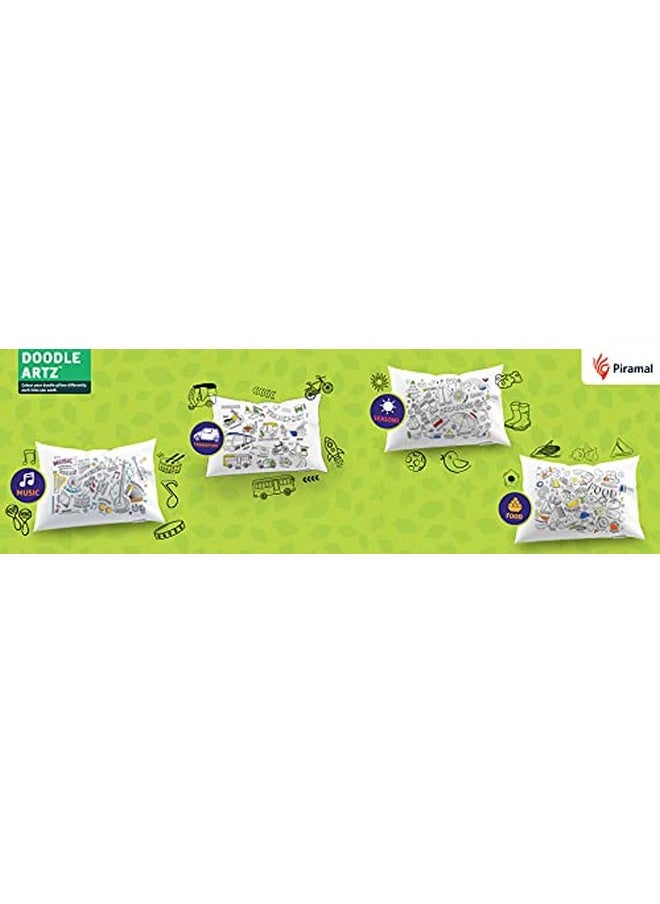 Jungle Magic - Cotton Doodle Artz - Transport, 23 X 16.5 X 3.5 Centimeters, White - Image 1