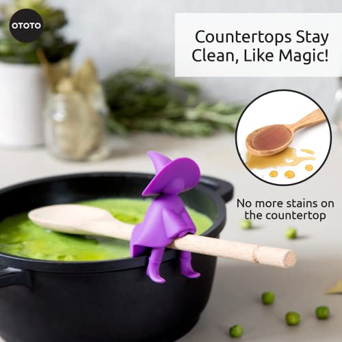 OTOTO Funny Spoon Holder by OTOTO - Spoon Rest for Stove Top - Cooking Gadgets, Cooking Gifts, Cool Kitchen Gadgets, Cool Gifts, Cute Kitchen Accessories - Image 3