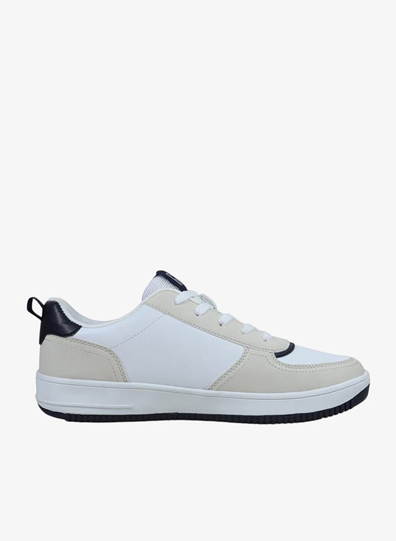 GAP Men's Panelled Sneakers with Lace-Up Closure - BOSTON III - Image 1