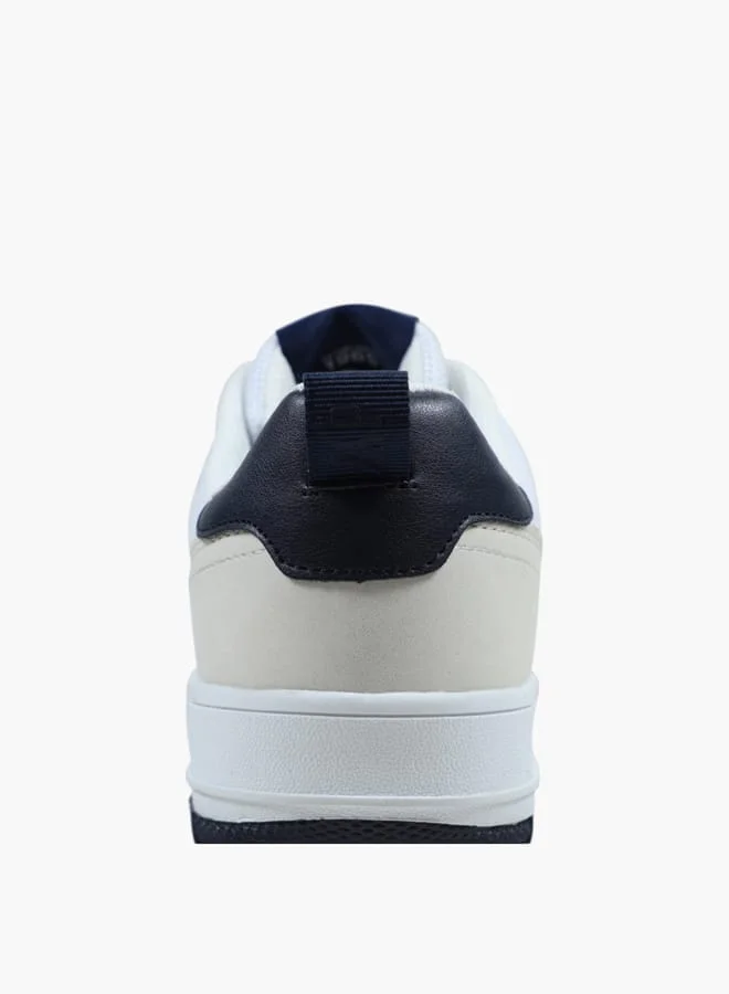 GAP Men's Panelled Sneakers with Lace-Up Closure - BOSTON III
