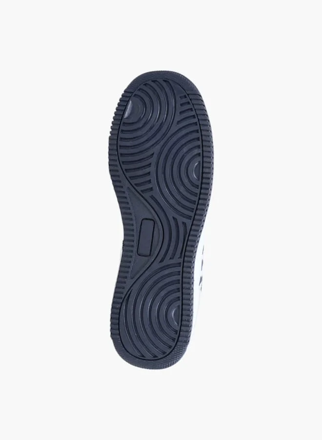GAP Men's Panelled Sneakers with Lace-Up Closure - BOSTON III