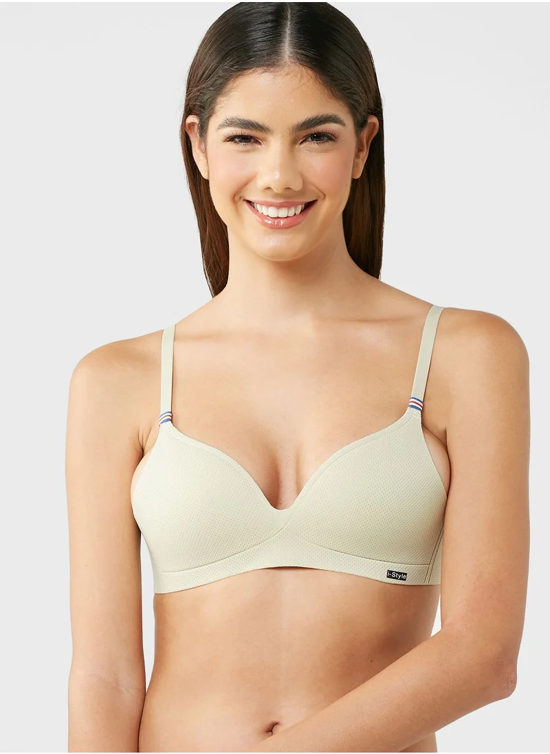 Ginger Solid Full Coverage Bra