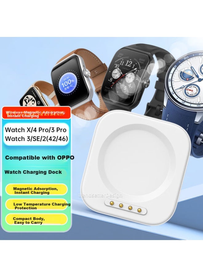 Trendsetter Magnetic Charging Cable Stand For Oppo Watch 4 Pro/3 Pro/3/2/Se/X/X2/Mini Oneplus Watch 2 - Image 1