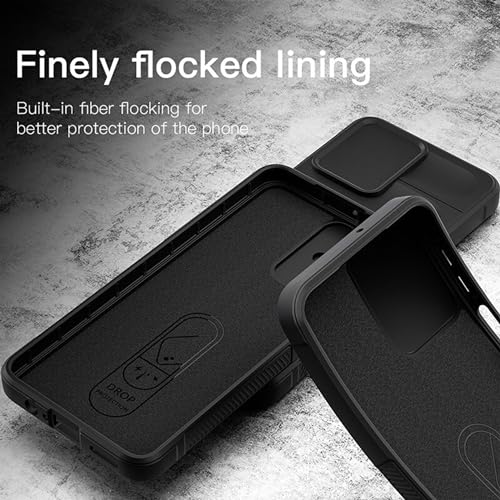 SPAZY CASE® iQOO Z9 Lite 5G Back Cover | Rubber Case with Soft Silicone + Smooth Surface Protective Back Case Cover for iQOO Z9 Lite 5G - Black - Image 5