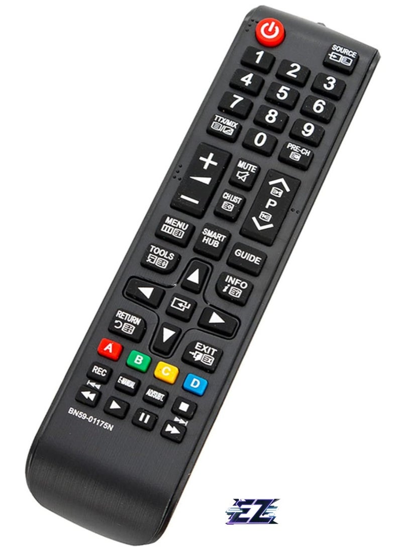 ELTRAZONE Replacement Remote Control BN59-01175N for Samsung LED TV UA40JU6600 UA48JU6600 UA55JU6600 UA65JU6600 UA40JU7000 UA48JU7000 UA50JU7000 UA55JU7000 UA65JU7000 UA65JU7000 000 UA75JU7000 UA48JS8000 with battery - Image 2