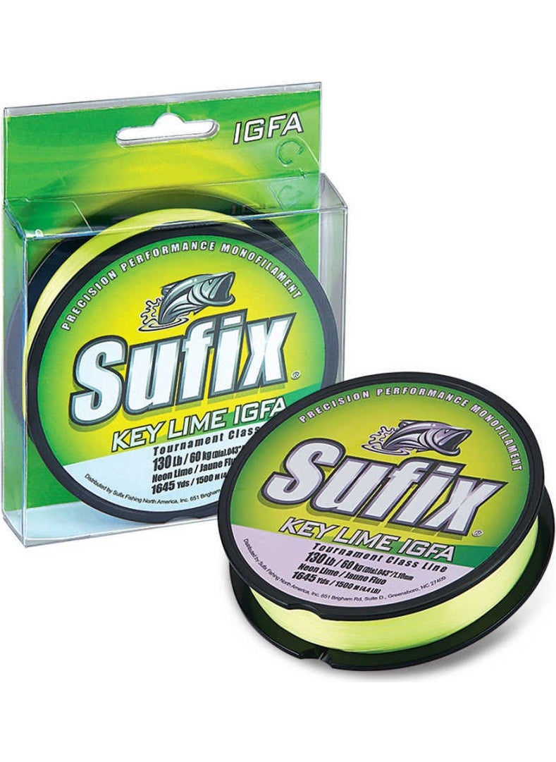 Sufix - Key Lime Igfa Fishing Line Neon LIME-0.68MM - 600M - 24KG - Image 1