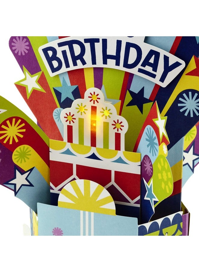 Hallmark Paper Wonder Pop Up Birthday Card With Music (Birthday Cake Happy By Pharell Williams) - Image 4