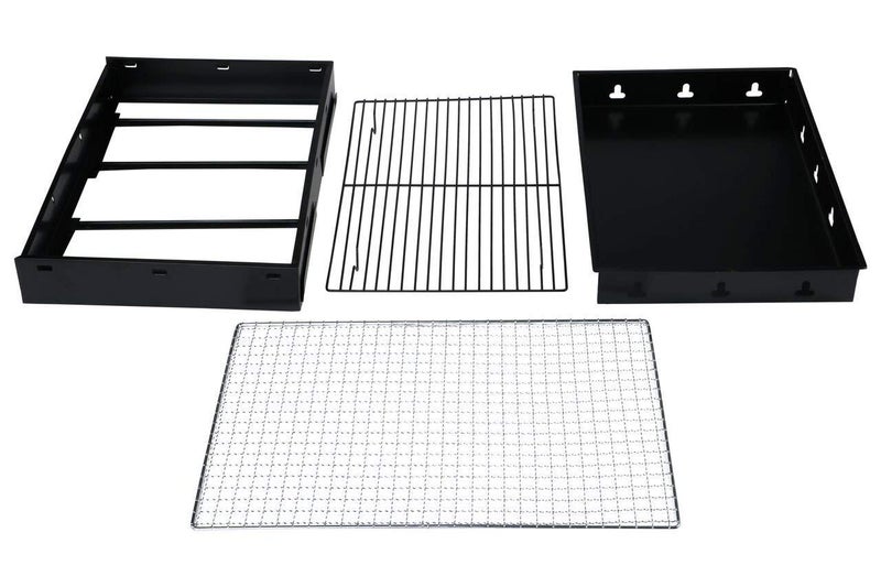 GTC® Lightweight Simple Charcoal Grill Barbecue Perfect Foldable BBQ Grill (Black) with 6 Stick Free (ITN-TW8800) - Image 3