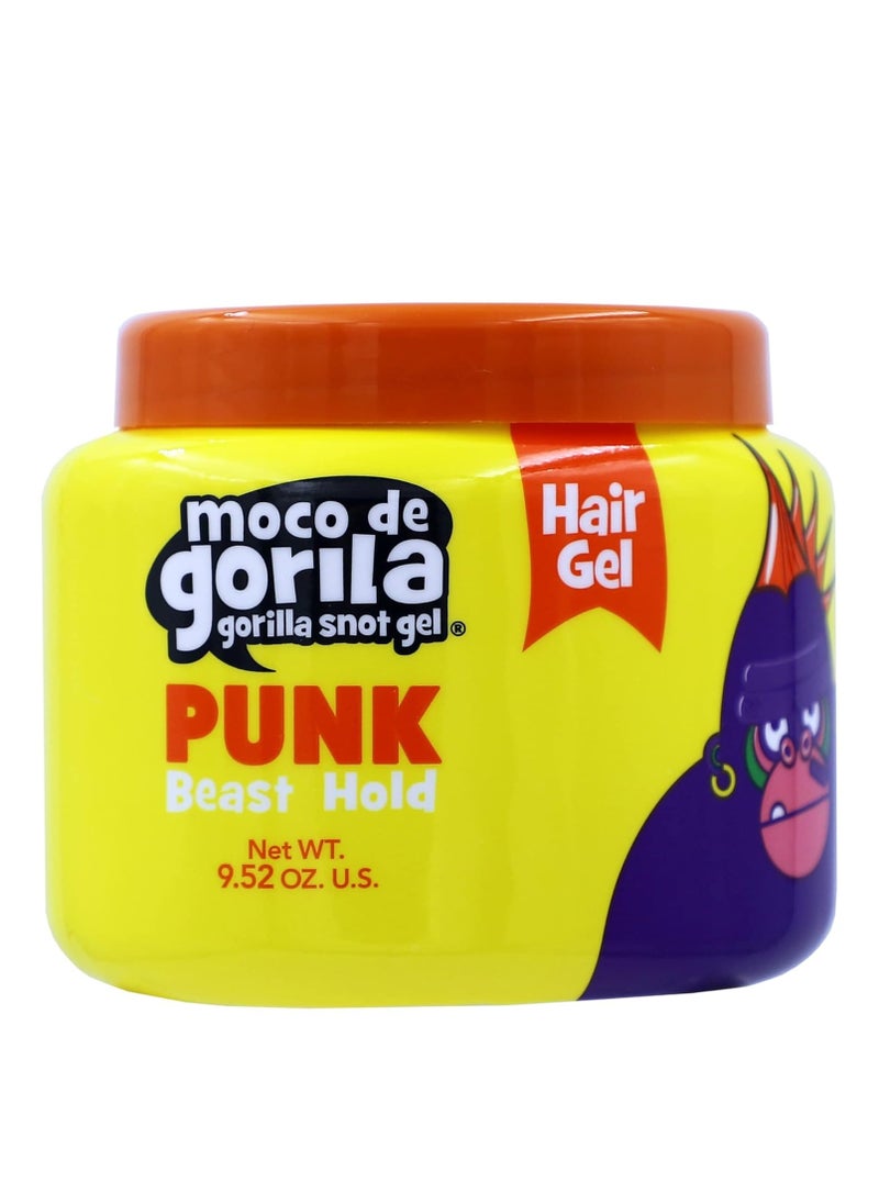 Moco de Gorila Punk, Hair Styling Gel, Gives your Hairstyle a Long-Lasting Effect, Reactivate with Water, High Fixation, 3-Pack of 9.52 Oz Each, 3 Jars
