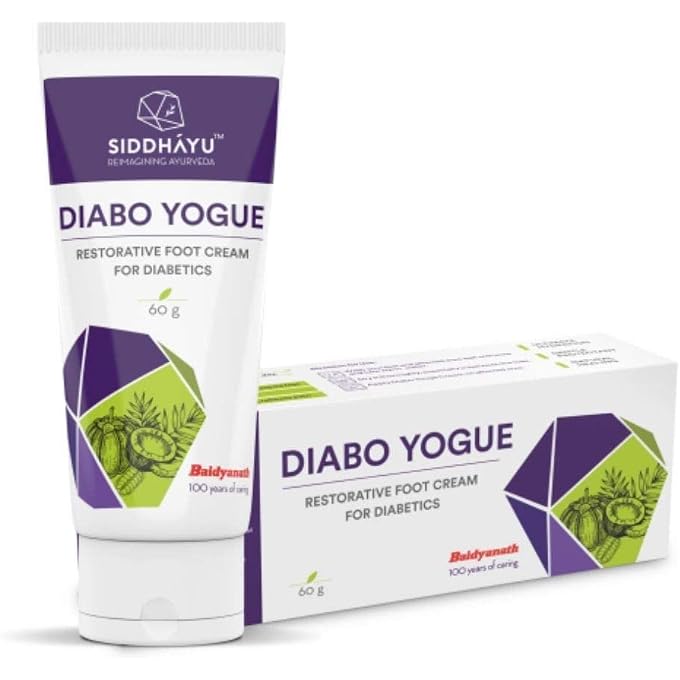 SIDDHAYU Diabo Yogue | Foot Cream for Diabetic | Diabetes Foot Cream | 60Gm X 2 - (Pack of 2)- with Legacy of 100 years - Image 1