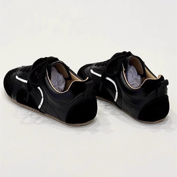 Women's Soft Leather Casual Retro Sneakers - Image 3