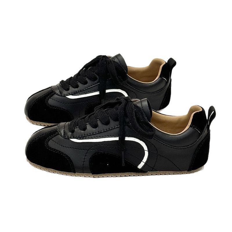 Women's Soft Leather Casual Retro Sneakers - Image 5