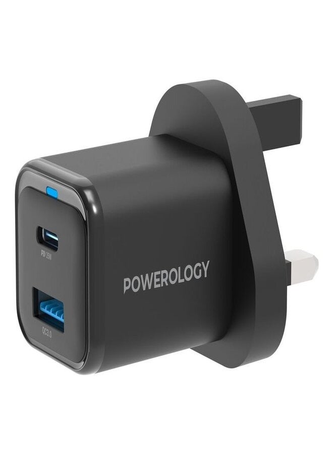 باور شاحن باور لوجي بقوة 35W PD فائق السرعة  مع كابل تايسبي لايتنينغ بطول 1.2 متر - Image 4