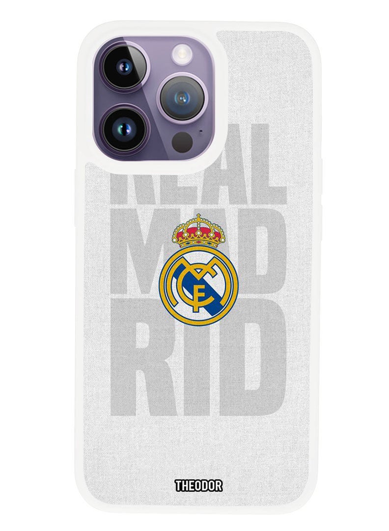 Theodor Protective Case Anti Scratch Shock Proof Cover For APPLE IPHONE 14 PRO MAX Madrid (White Bumper) - Image 1