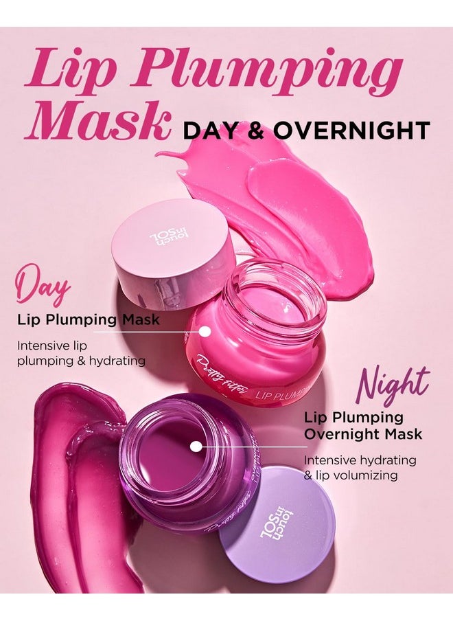 Touch in Sol Touch in Sol Pretty Filter Overnight Lip Plumping Mask - Korean Lip Treatment Mask for Dry and Cracked Lips - Lip Volumizing and Intensive Nourishing with Shea Butter - Fig and Vanilla Scent  - Image 2